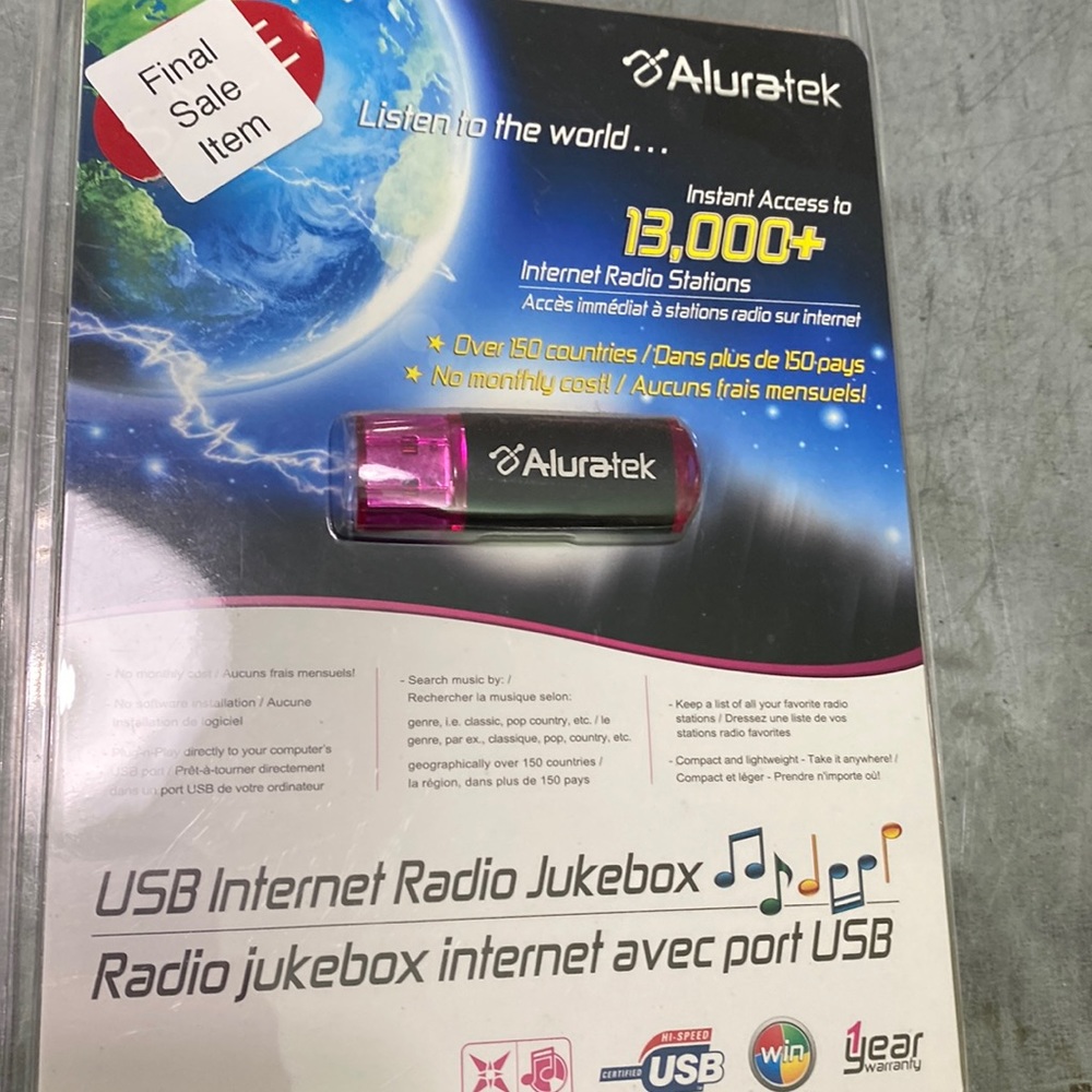 USB Internet radio jukebox adapter